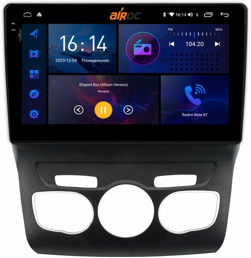 Магнитола для Citroen C4/DS4 2010+ - AIROC 2K RI-2906 Android 12, Быстрая, QLed+2K, CarPlay, SIM-слот
