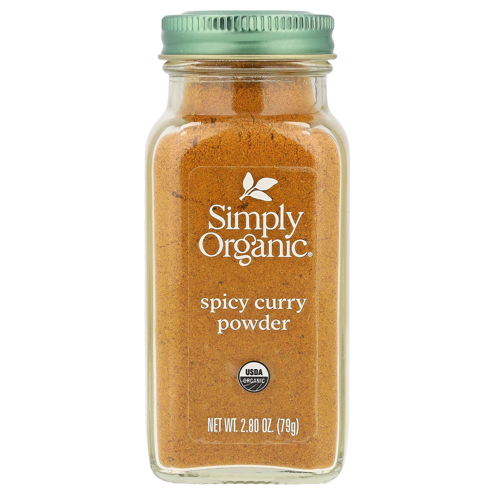 Simply Organic, Острый порошок карри, 79 г