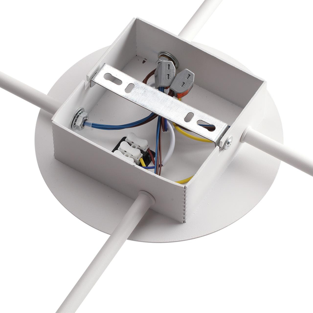 8235/12C COMFI LN26 242 белый, металл Люстра потолочная LED GX53 12*12W 220V GARETA