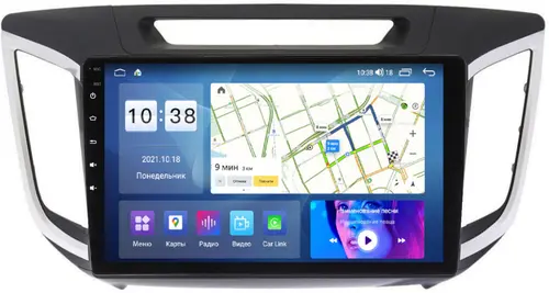 Магнитола для Hyundai Creta 2016-2021 - Parafar PF407UHD на Android 13, Быстрая, QLED, CarPlay, 4G SIM-слот