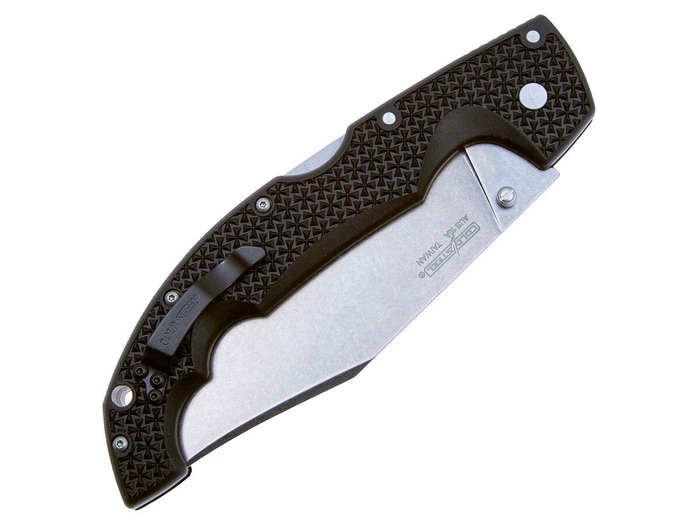 Нож складной Cold Steel Voyager XL Clip Point Plain, AUS10A, Griv-Ex (CS-29AXC)