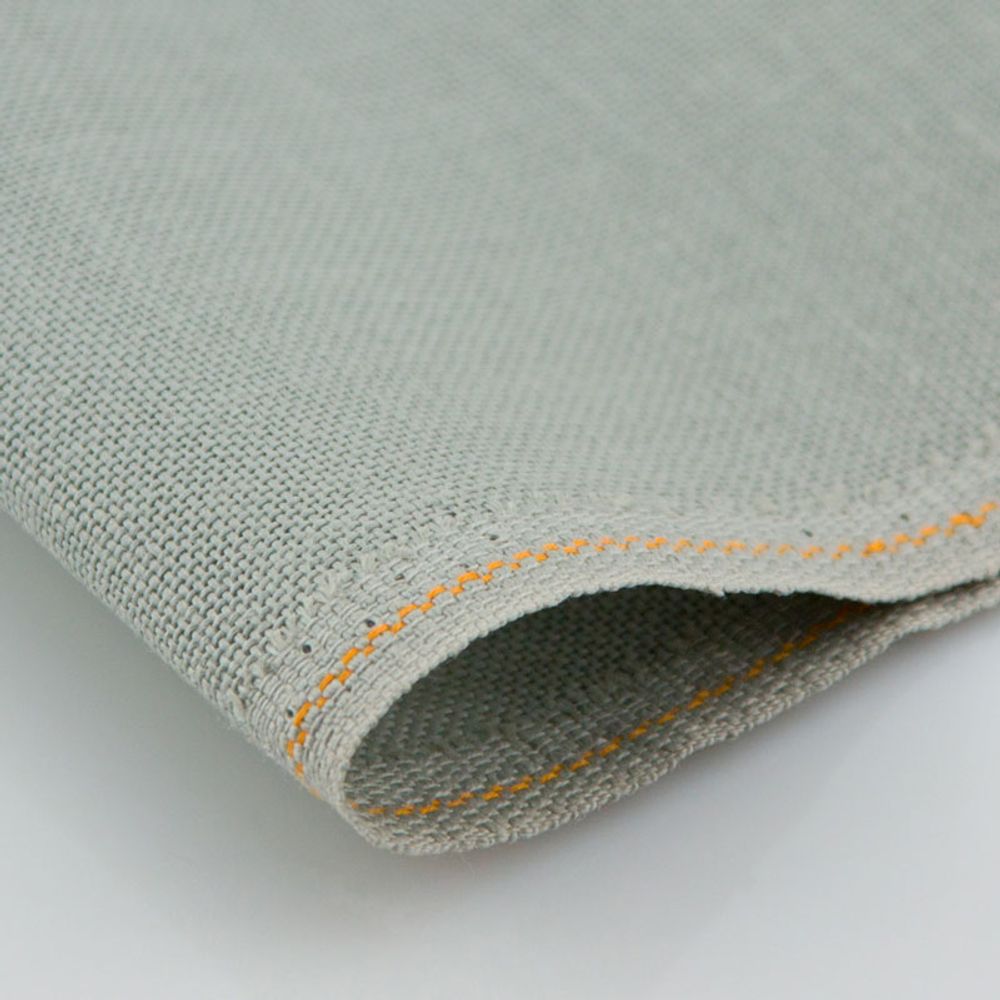Канва Zweigart Cashel Linen Vintage 28 ct, 140 см / 5 метров, цв.718 серый/grey