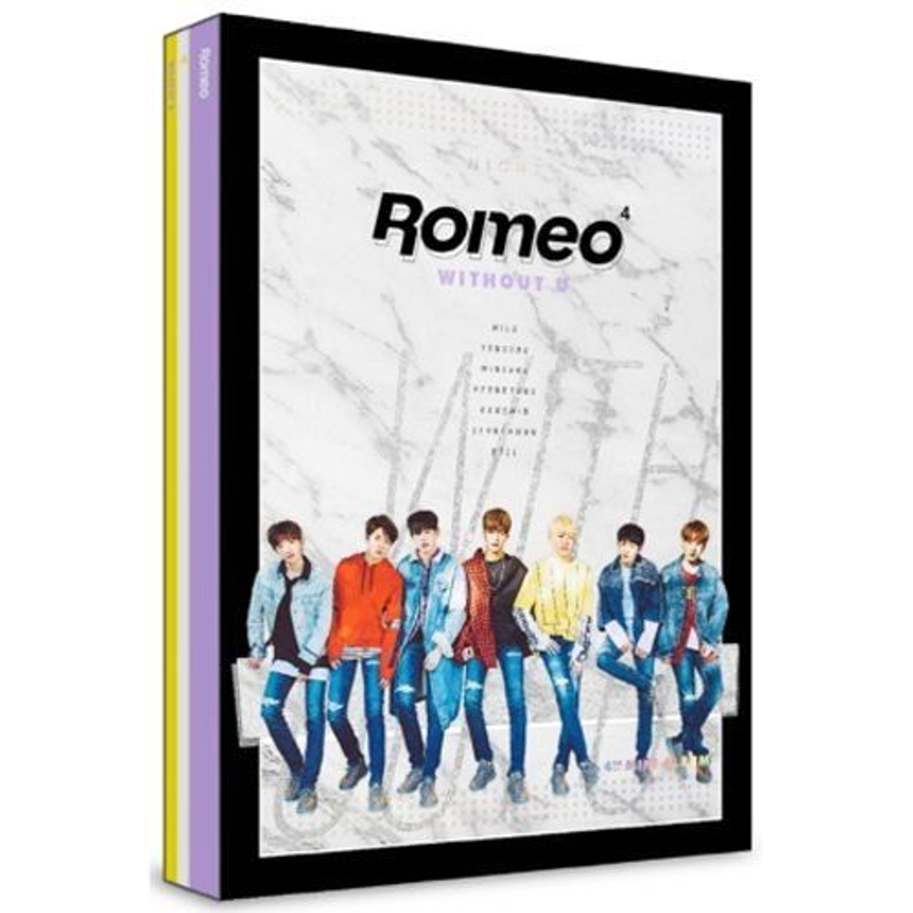 Альбом ROMEO - WITHOUT U 4th Mini Album NIGHT Version
