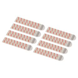 Клейкие полоски СИЛА SDSS-L-W8 двусторонние сменные большие 8 шт, до 2 кг белые | Сила