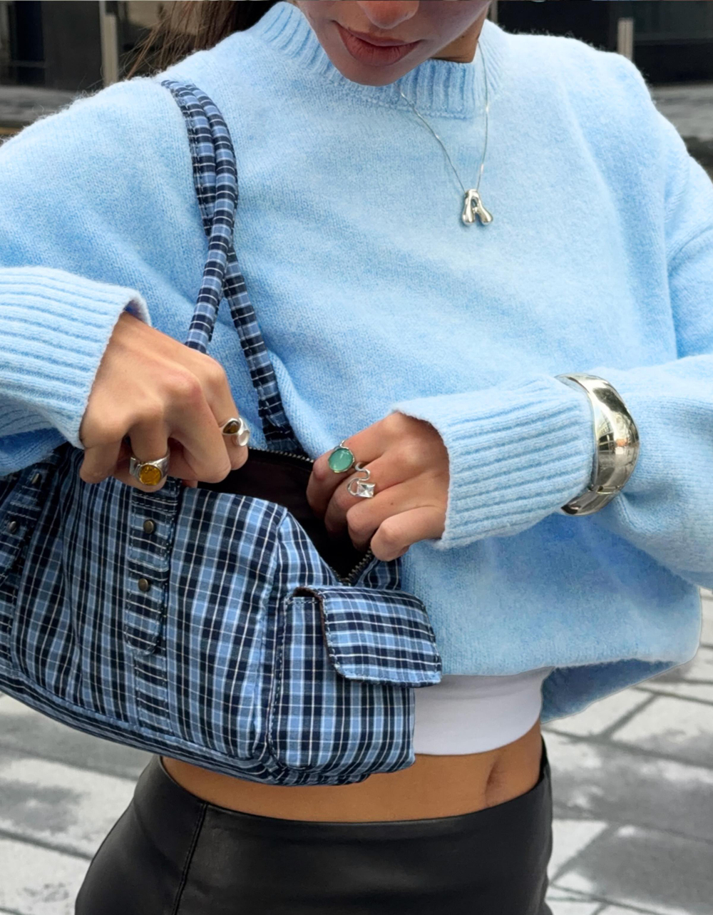 Мужской джемпер boxy fit с круглым вырезом - BERSHKA