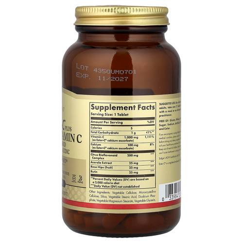 Solgar, Ester-C® Plus Vitamin C, 90 Tablets