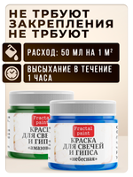 Комбо красок для свечей и гипса (амазонка+небесная) 2х20мл