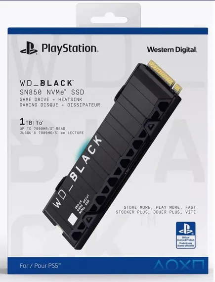 Внутренний накопитель PS5 Western Digital SN850P NVMe SSD 1TB (WD PlayStation Edition)