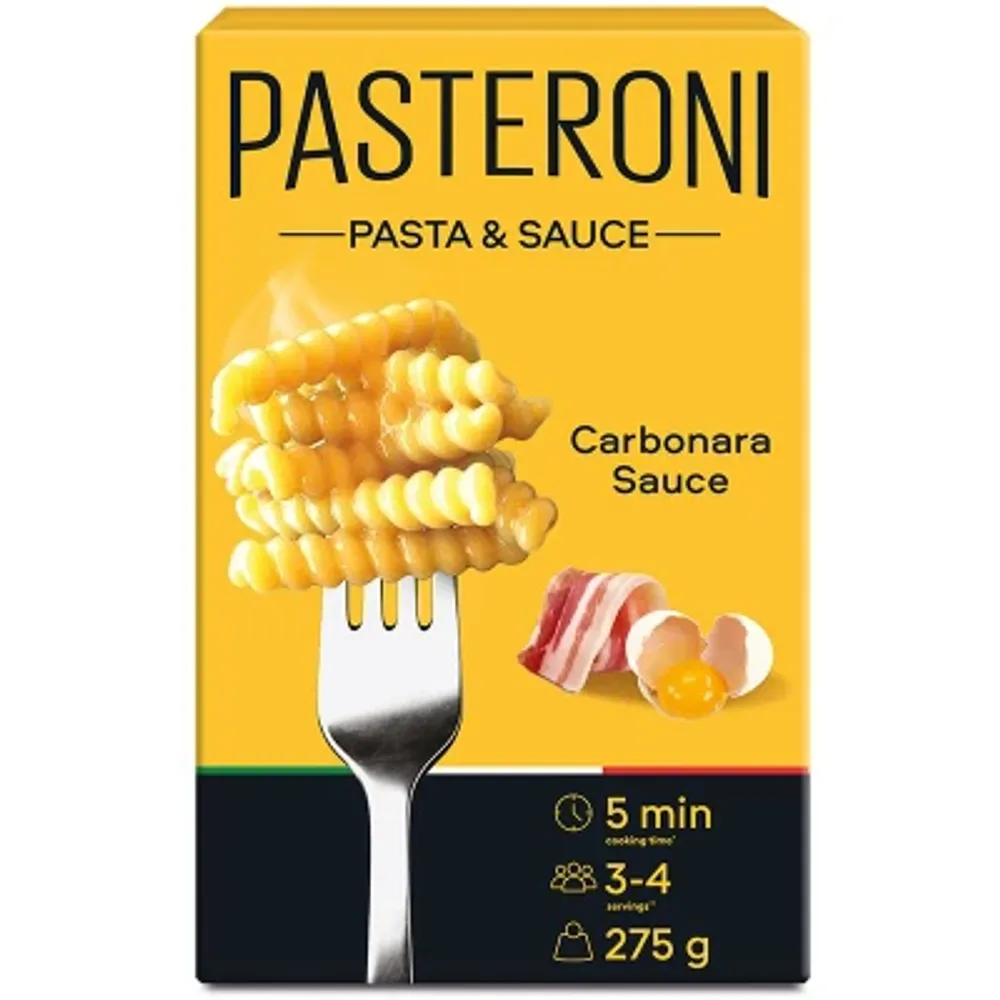 Макароны Pasteroni Джирандоле №124 с соусом сливочно-грибной 275 г