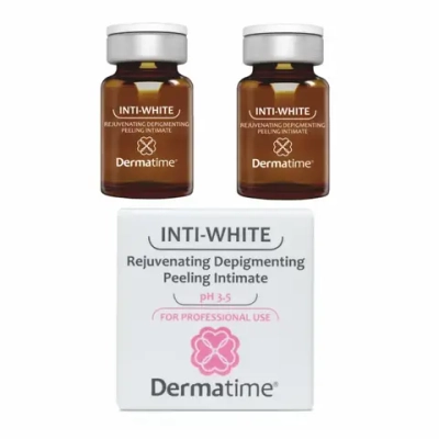 Inti-White Dermatime | Омолаживающий осветляющий пилинг для деликатных зон