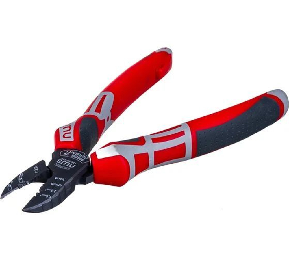 NWS Бокорезы электрика (3в1) 190 мм, покрытие TitanFinish, рукоятки SoftGripp 3K