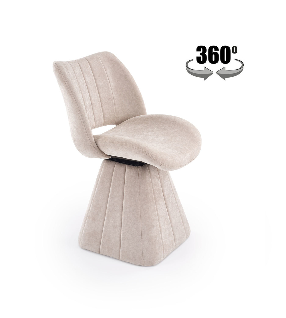 Стул HALMAR K613 бежевый, поворотный