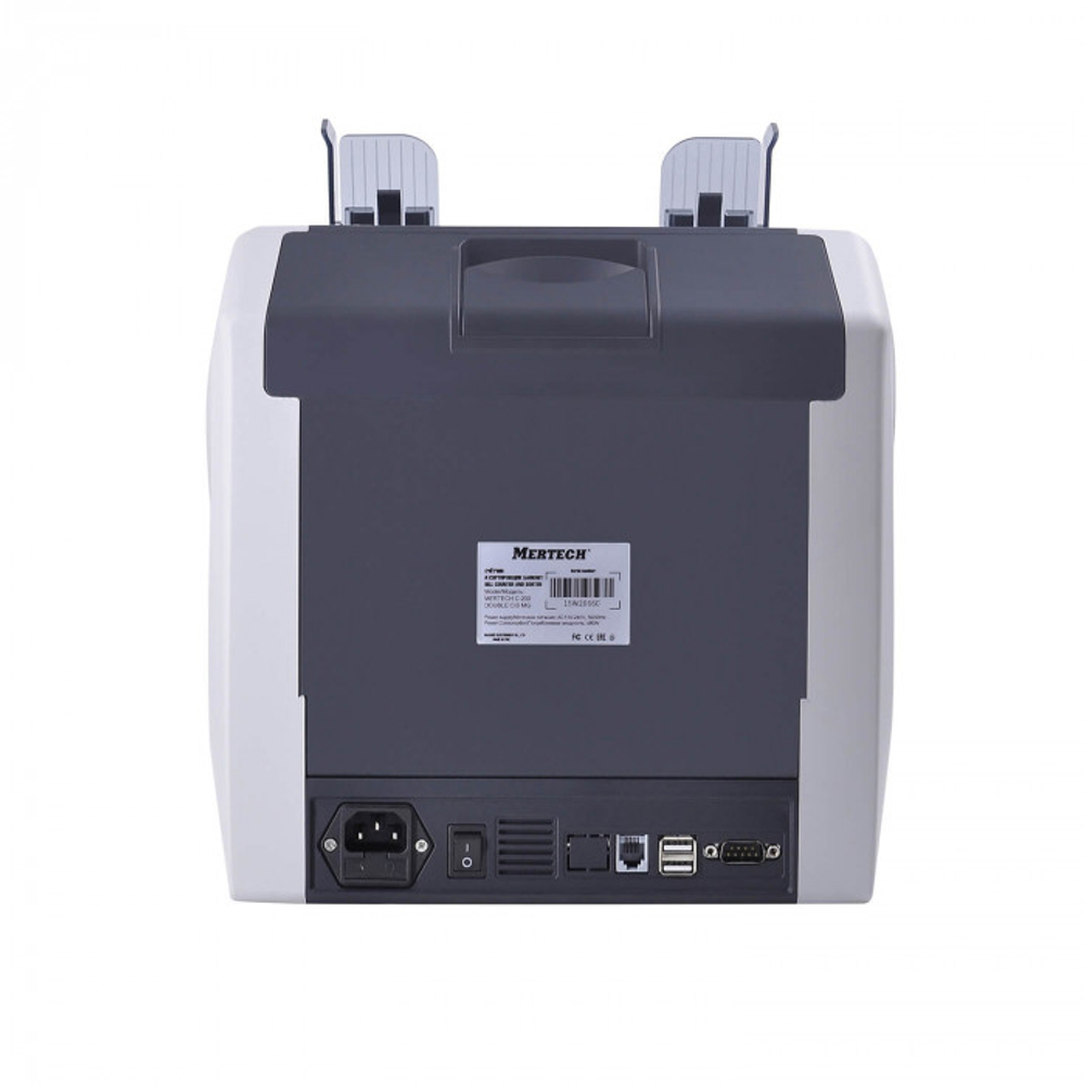 Счетчик банкнот с детектором подлинности MERTECH C-200 DOUBLE CIS MG touch screen
