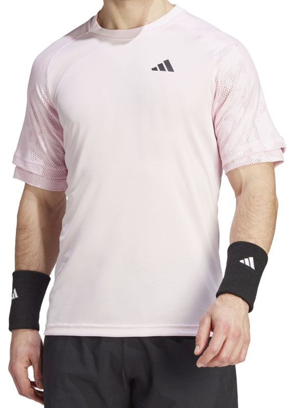 Теннисная футболка Adidas Melbourne Ergo Tennis Heat.Rdy Reglan T-Shirt - clear pink