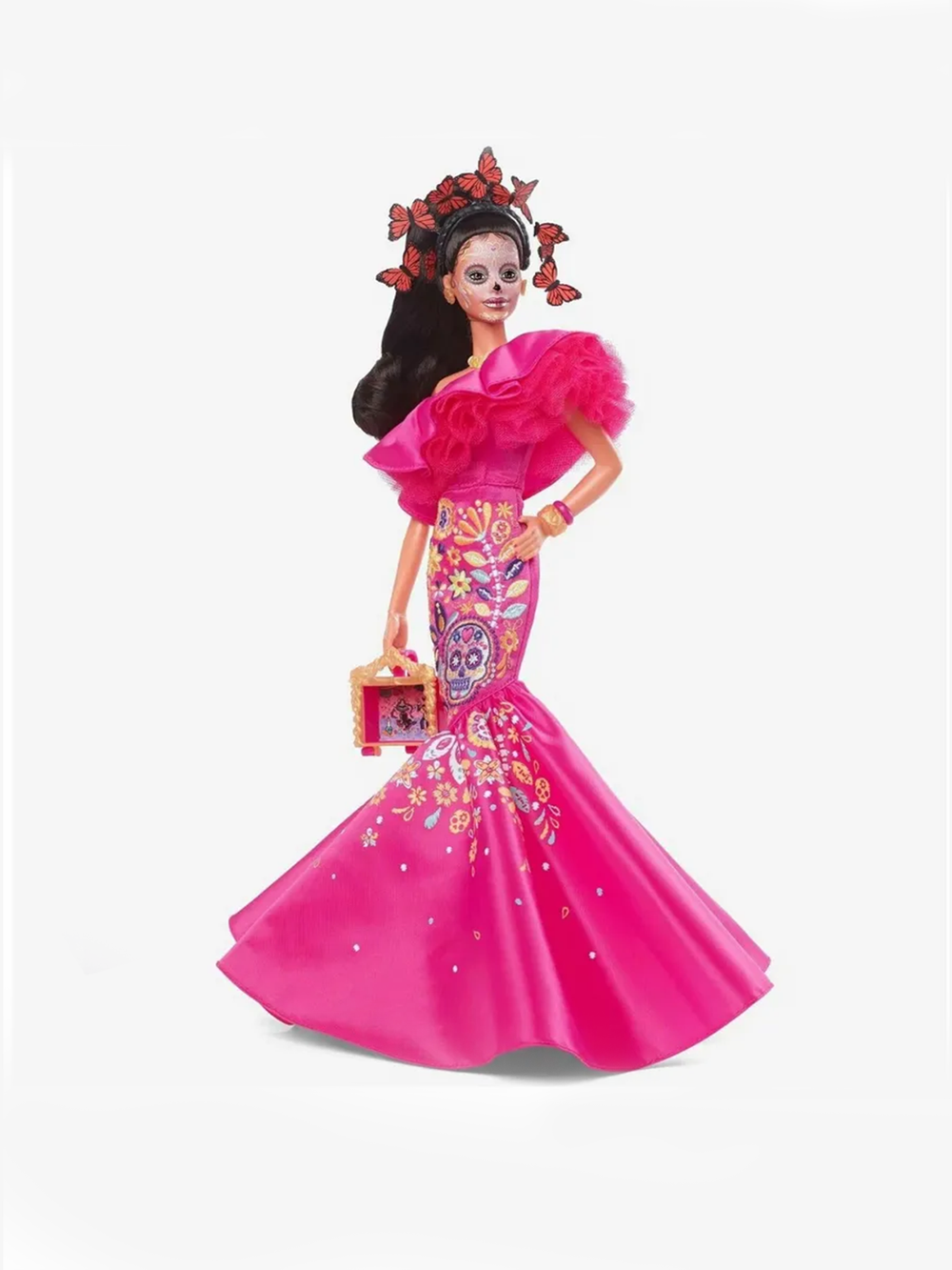Кукла Барби Ди́я де Муэртос Latina | Barbie Día de Muertos HJX14 | коллекционная кукла в стиле Дня мёртвых | 6+
