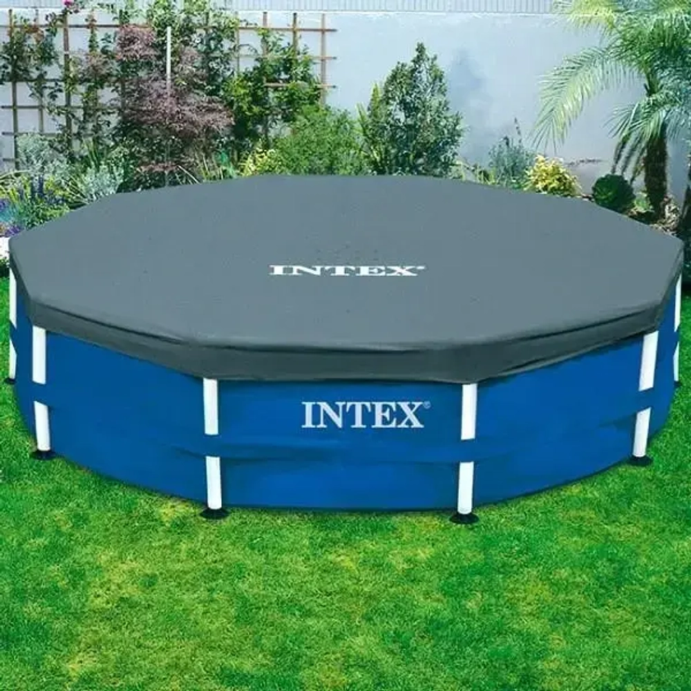 Чехол для круглого каркасного бассейна 457*25 см Intex (28032)