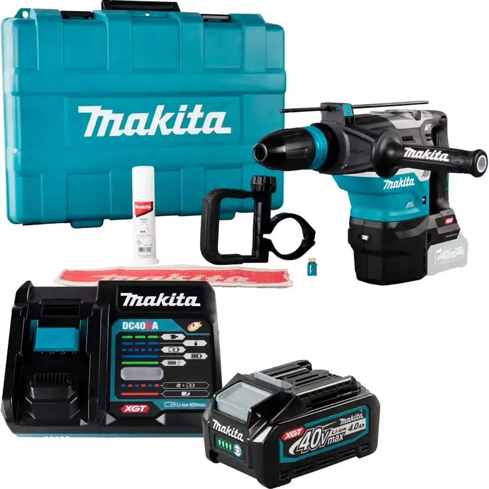 Аккумуляторный перфоратор SDS-max с энергокомплектом Makita HR005GZ01-191J67-0