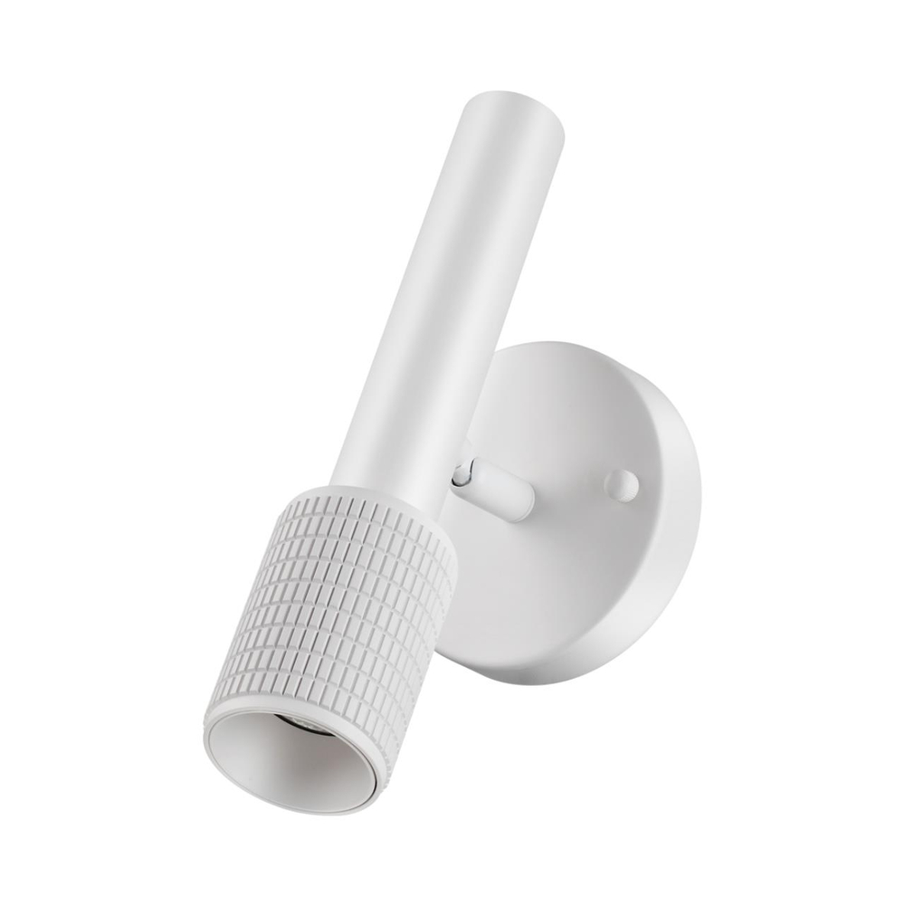 4239/1W HIGHTECH ODL21 321 белый/металл Настенный св-ник выкл на плафоне IP20 LED GU10 max 10W MEHARI