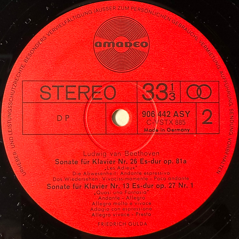 Бетховен - Фортепианные сонаты 11LP (Германия 1968г.)