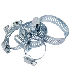 Хомуты зажимные червячные металлические, набор 26пр. RockFORCE RF-06782