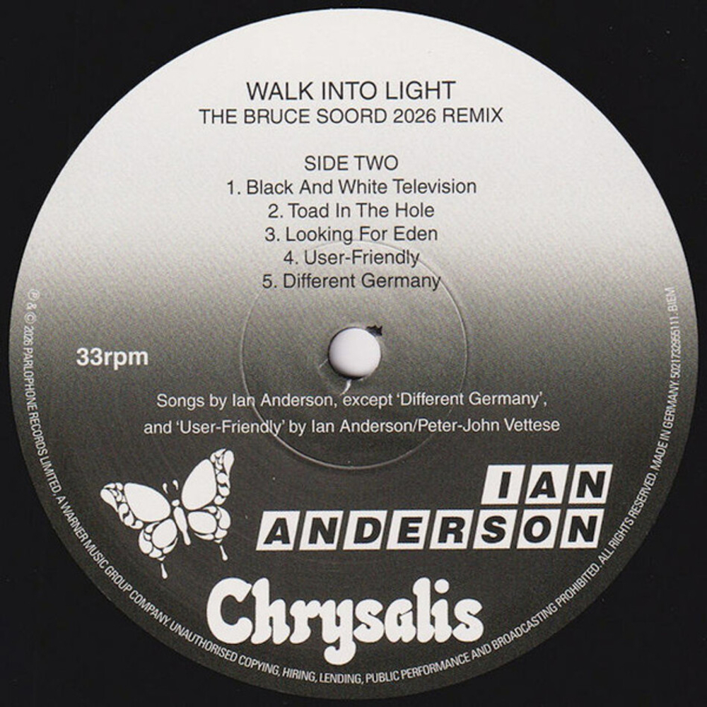 Ian Anderson / Walk Into Light (The Bruce Soord 2026 Remix)(LP)