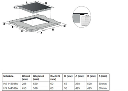 Электрическая варочная панель Hotpoint HS 1445 BA