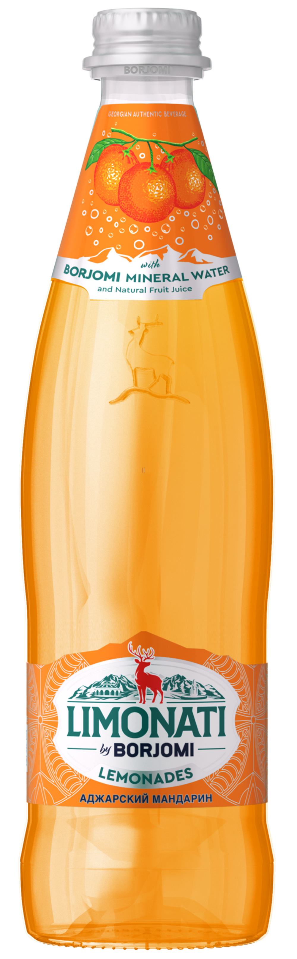 Грузинский Лимонад Limonati by Borjomi Мандарин 0,5 л.