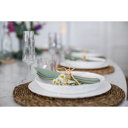 Тарелка club, organic, D26 см, синяя