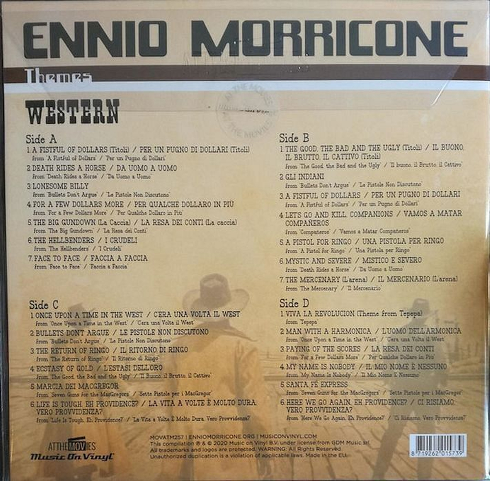 Ennio Morricone — Western (2LP)