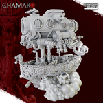 Grand Alliance Order Kharadron Overlords Dwarf Arkanaut Ironclad Броненосец дворфов миниатюра для dnd, днд, pathfinder, фентези, Настольная игра, НРИ, Варгейм, РПГ