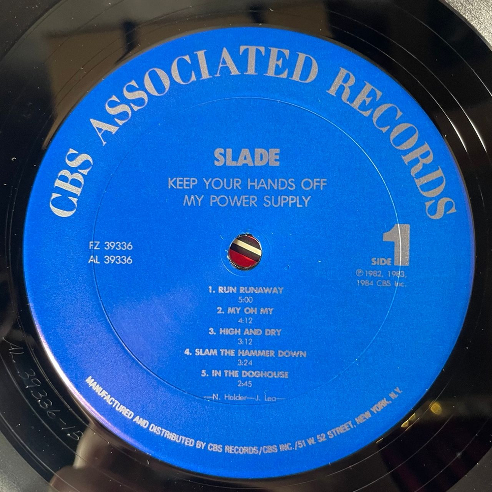 Винтажная виниловая пластинка LP Slade Keep Your Hands Off My Power Supply (США 1984)