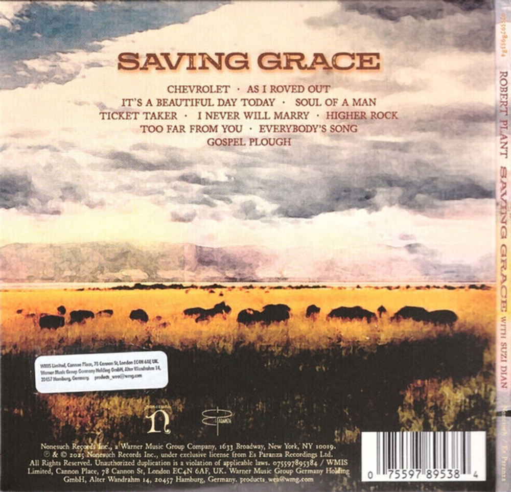 Robert Plant With Suzi Dian / Saving Grace (CD)