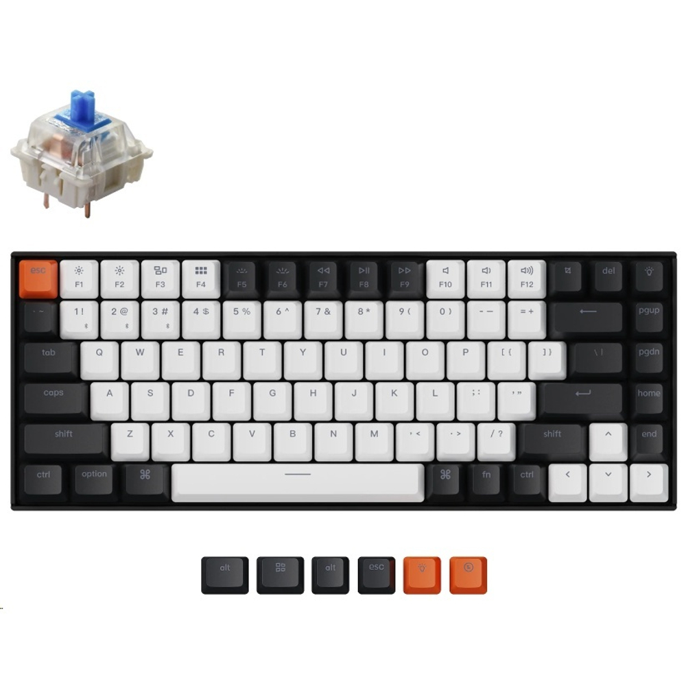 Клавиатура Keychron K2 version 2 (Blue Switch) Wireless RGB Black K2-C2H