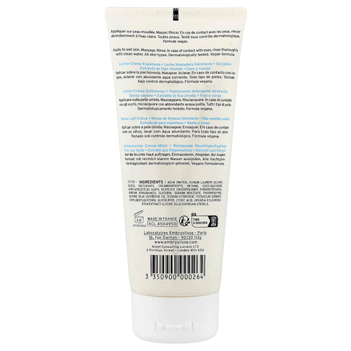 Embryolisse, очищающая пенка с кремом-молочком, 200 мл (6,76 жидк. унции)