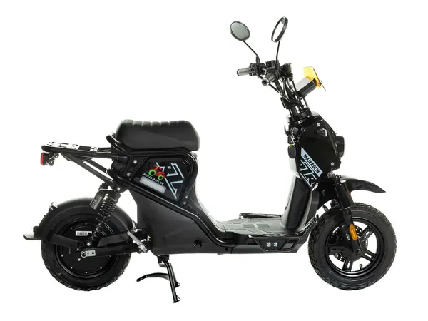 Электроскутер MAIKAOLIN R7 1200W (60V/60Ah) - Чёрный фото №4