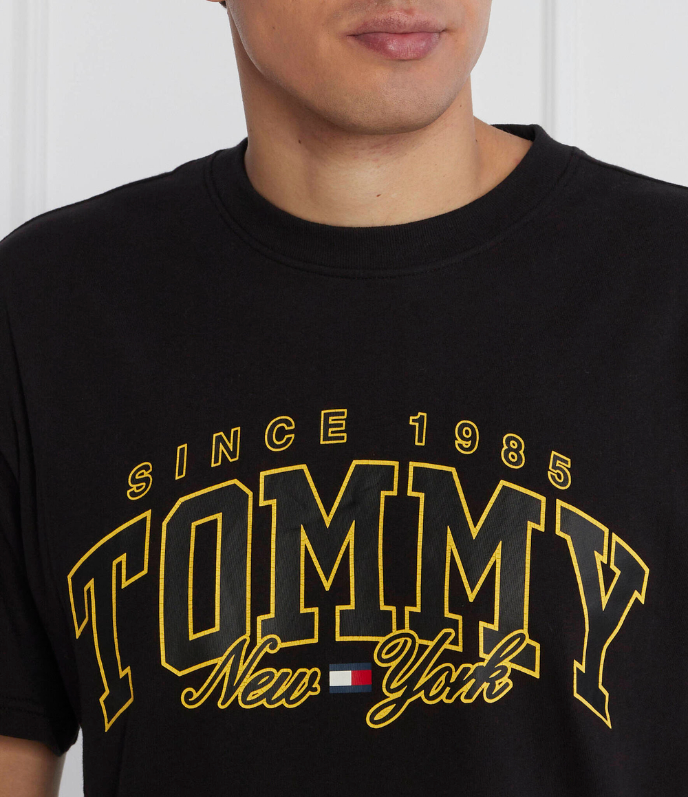 Футболка LUXE VARSITY Tommy Jeans - черный(DM0DM17733)
