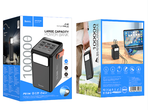 Powerbank Hoco J142 100000mAh 6USB/2C черный