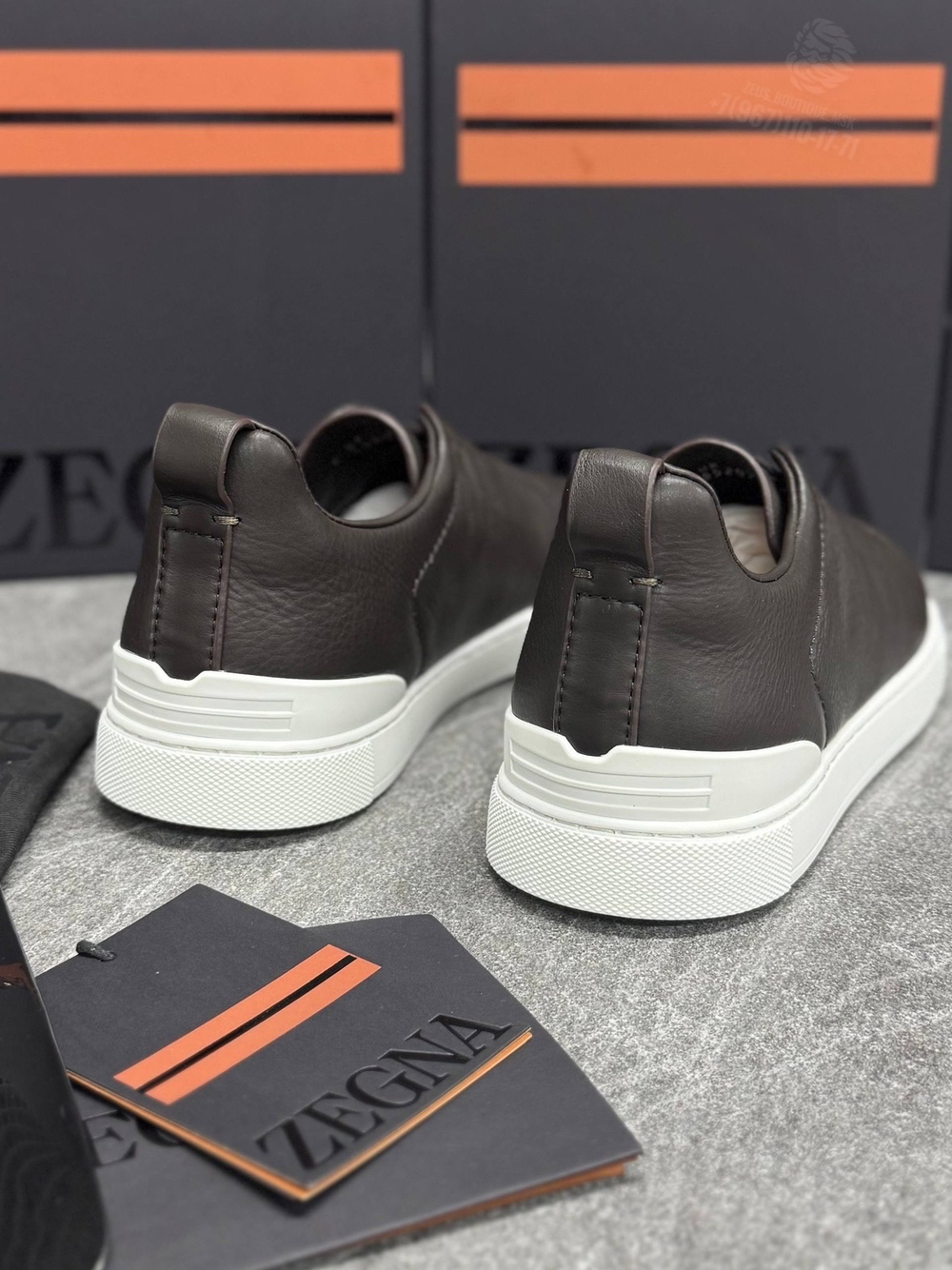 Кеды Zegna Triple Stitch