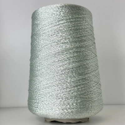 Fornitore43; вискоза, люрекс, п/а; 900м/100гр; цвет: светлая мята, люрекс серебро; S711