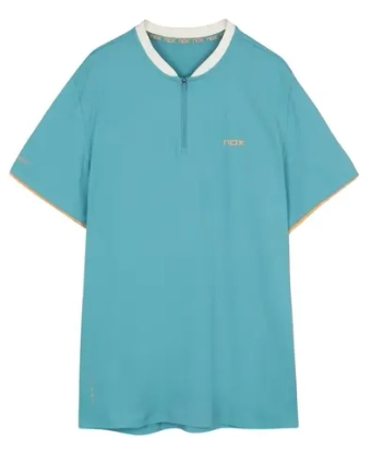 Мужское теннисное поло NOX Pro Shirt - dusty turquoise