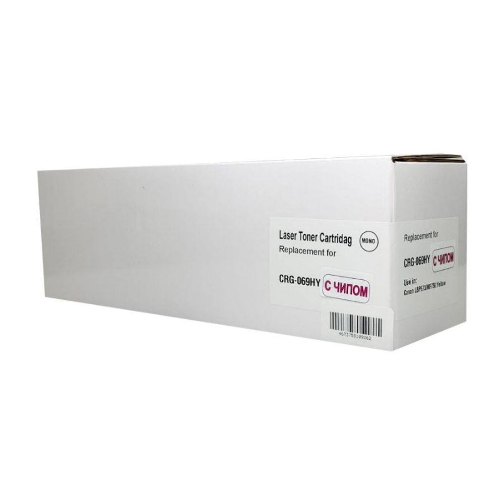 Картридж UNITON, аналог CANON 069HY для LBP-673/MF752/754 желтый (5,5K) Premium Eco