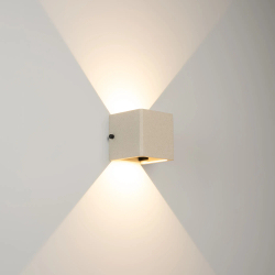 Светильник LGD-PERAN-WALL-S120x120-6W Warm3000 (WH, 0-80 deg, 230V) (Arlight, IP65 Бетон, 3 года) 058169