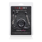 Зажимы на соски и клитор Tweezer Intimate Clamps (Цвет: черный с серебряным)