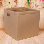 Корзина для хранения войлок 30*30*30 бежевая