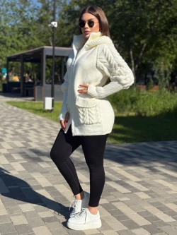 Кардиган куртка анорак вязаный