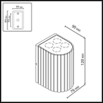 Уличный настенный светодиодный светильник Odeon Light GLENN 7127/8WL