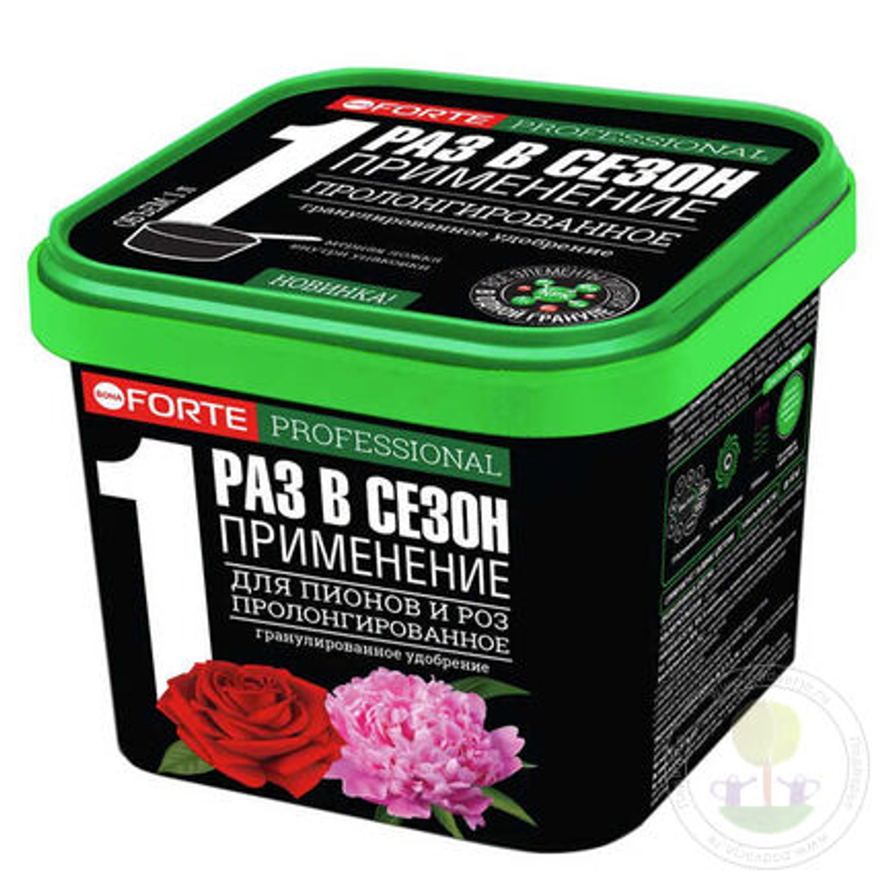 Удобрение для пионов и роз пролонгированное Bona Forte 1л ведро