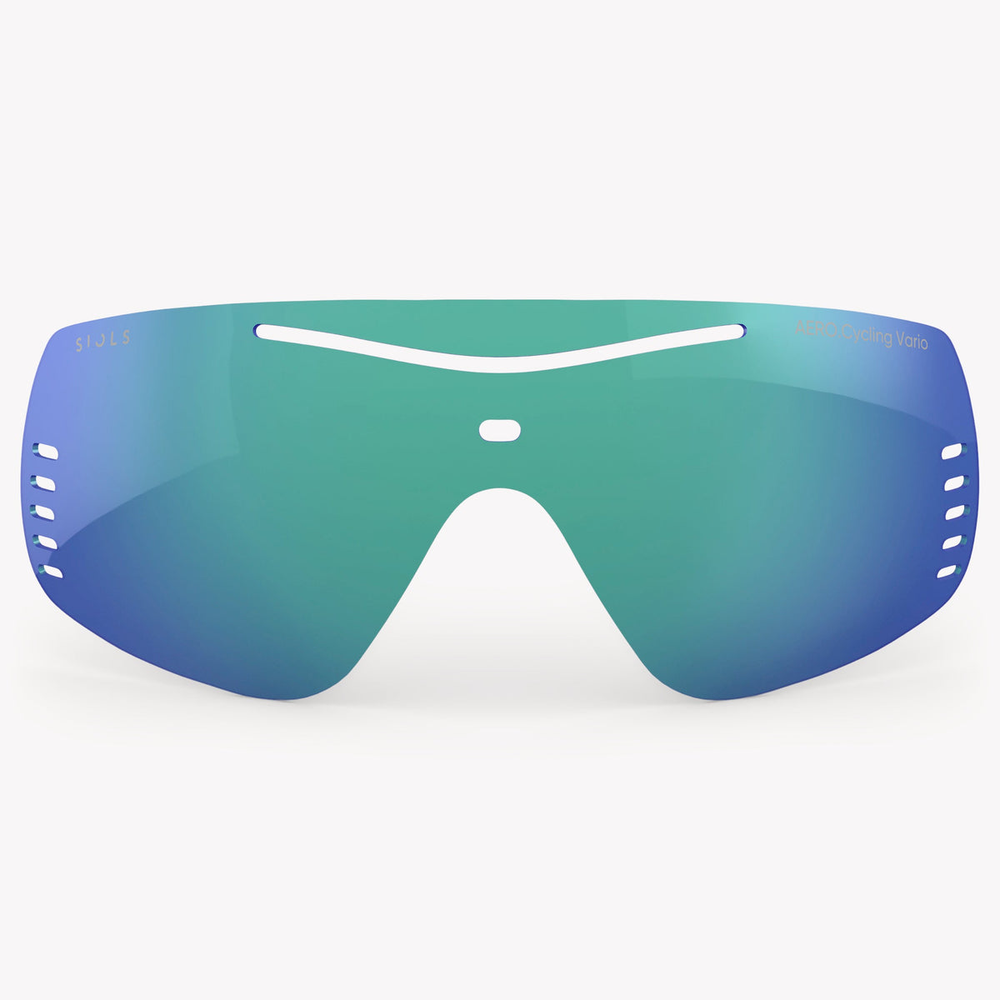 Спортивные очки с диоптриями Siols / AERO.Cycling / Vario Clear 10-75% Blue Mirror / Photochromic Lens / Aqua