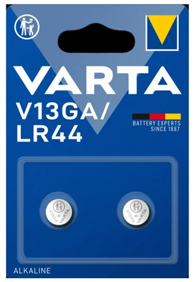 Батарейка Varta Alkaline Special V13GA/LR44 , 130 mAh , ( 2 ) шт. в блистере, 04276101402