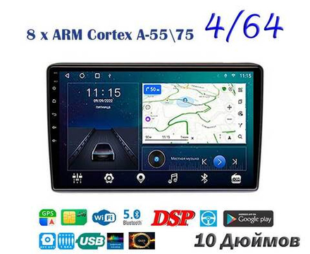 Topway TS10 4+32GB 8 ядер для Honda Vezel 2013-2021